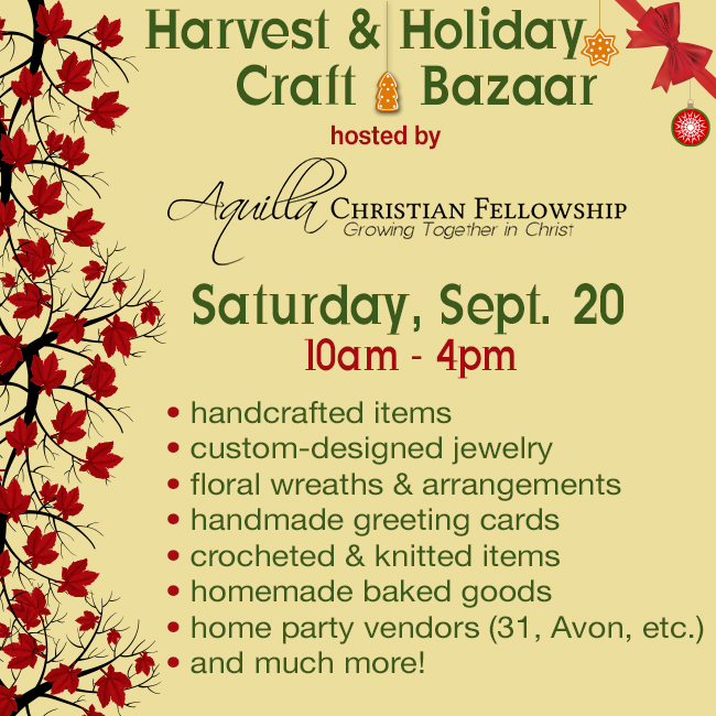 Harvest & Holiday Craft Bazaar