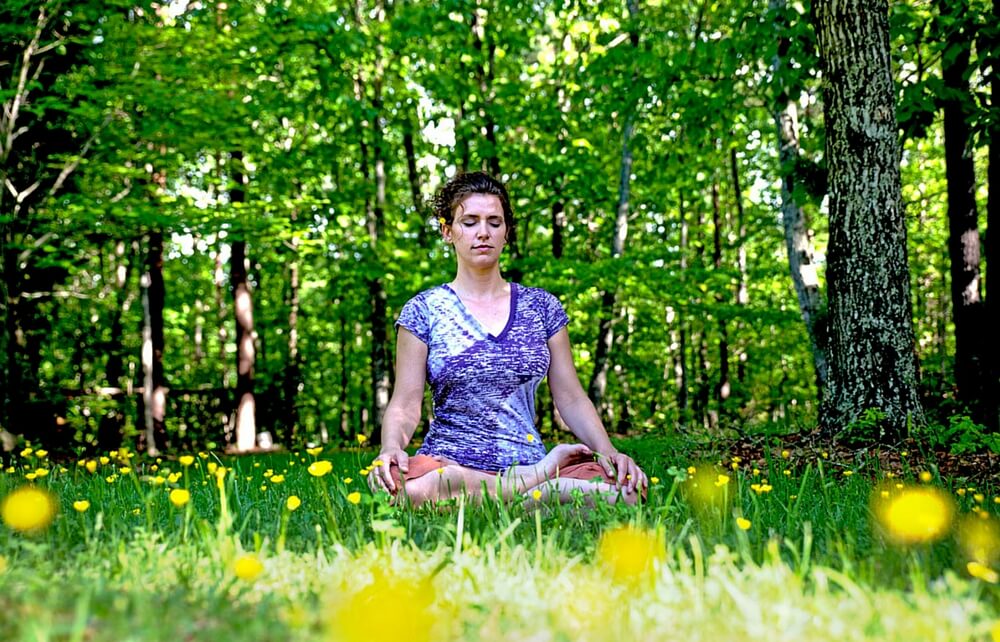 outside yoga