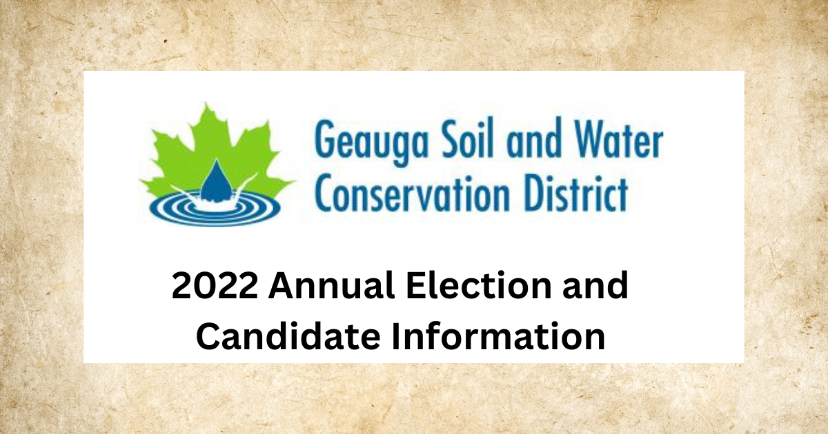 Geauga Soil and Water Conservation District's 78th Annual Election and
